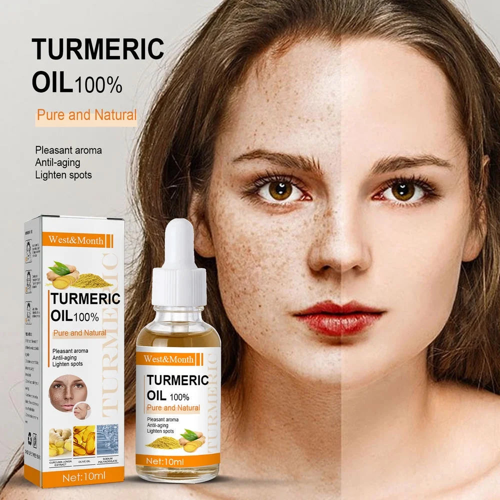 10Ml Turmeric Essential Oil 10Ml Organic Tumeric Oil for Dark Spots Pure Therapeutic