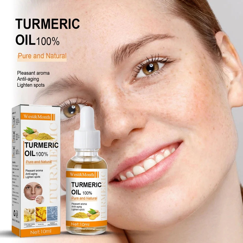 10Ml Turmeric Essential Oil 10Ml Organic Tumeric Oil for Dark Spots Pure Therapeutic