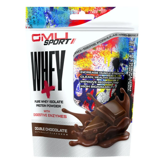 - Double Chocolate Whey+ Protein Powder 30 Servings (30G)