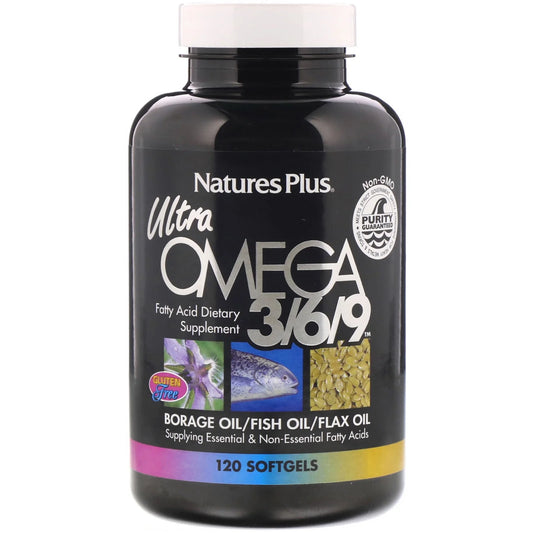 - Ultra Omega 3-6-9 1200 Mg. - 120 Softgels