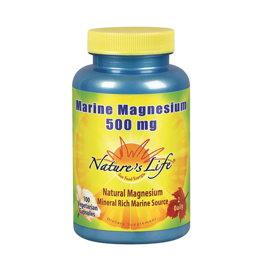 - Marine Magnesium 500 Mg. - 100 Vegetarian Capsules