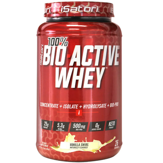 100% Bio Active Whey, Vanilla Swirl , 1.9 Lbs (864 G)