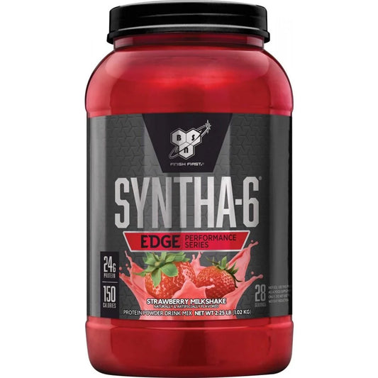 , Syntha-6 Edge, 24G Protein Powder, Strawberry Milkshake, 2.25 Lb, 28 Servings