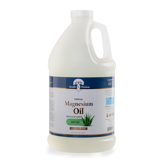 - Magnesium Oil USP plus Aloe Vera - 64 Oz.